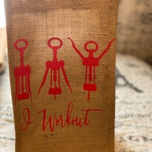 New Jute 🍷 Wine Bag Holds up to 2 bottles